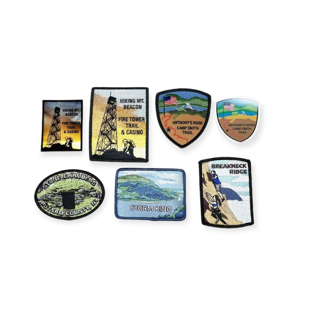 Hudson Highlands Trails Patches & Stickers Mt. Beacon Breakneck Ridge Storm King